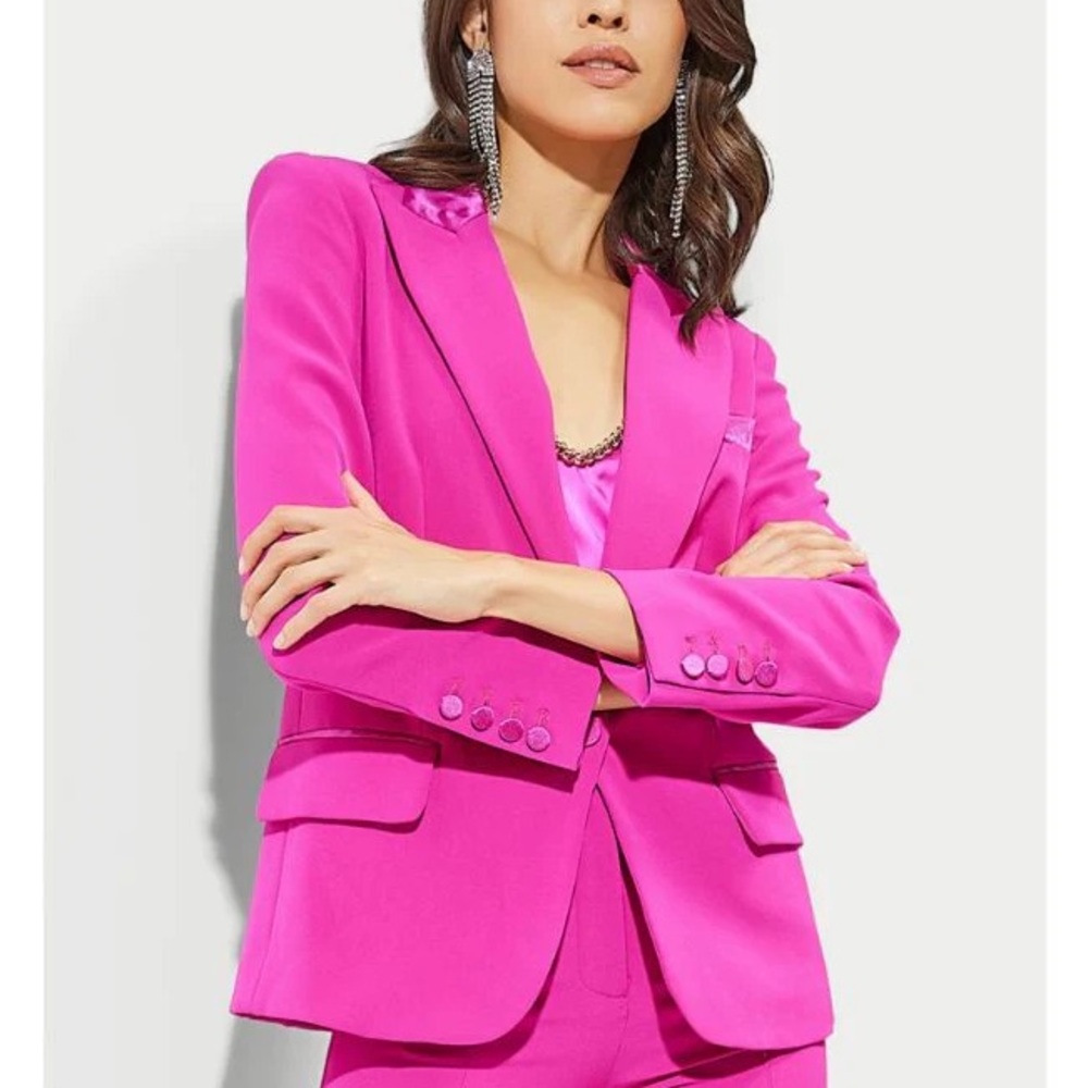 Generation Love Bright Hot Pink Tailored Blazer